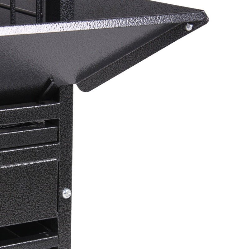  Cage ouverte moyenne de couleur noire par HQ, Noir