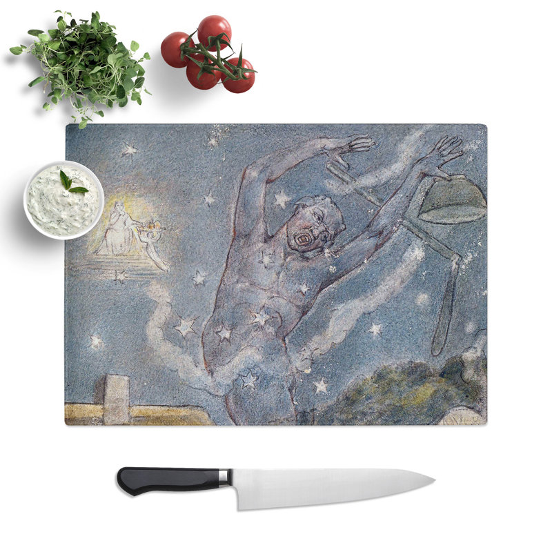The Goblin by William Blake Chopping Board, 20cm W x 28.5cm L