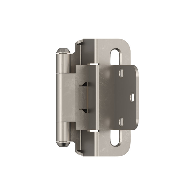 Charnière de 3/8 po, Nickel satiné