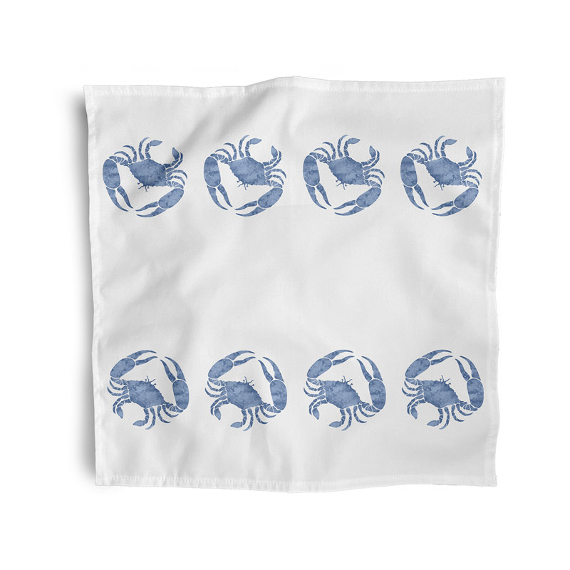 Tiarra Polyester Square Napkin, Blue