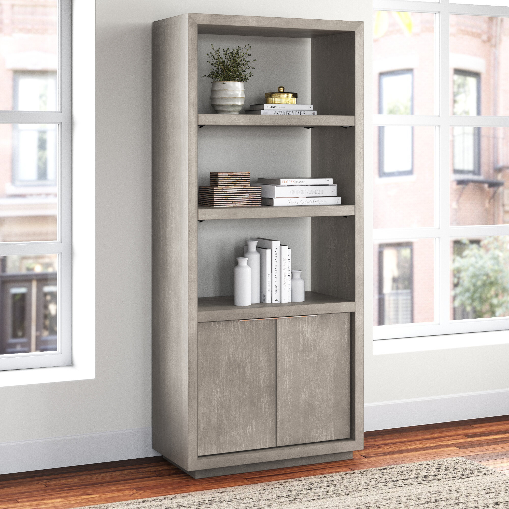 Eloise Standard Bookcase, Mineral