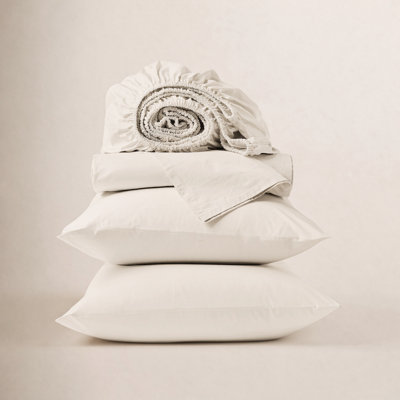 Refined Organic Percale Sheet Set