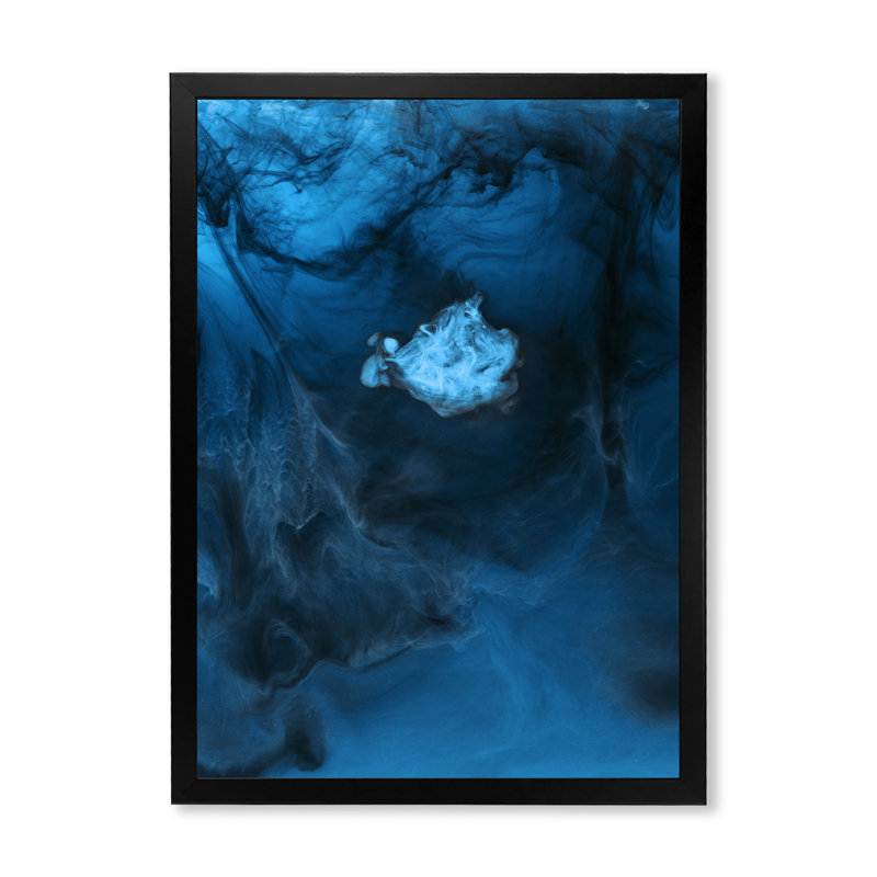 «Full Frame Mixing Light», art mural moderne sur toile, Cadre photo noir, H 12 po x l 20 po x P 1 po