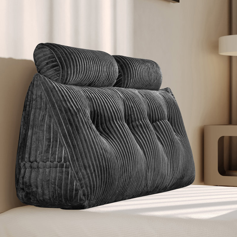 Tête de lit Comfort Comfort, Gris, Très grand (l 75,98 po x H 19,69 po)