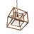 1 - Light Brown Square/Rectangle Pendant