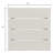 36*36*47Cm Single Layer Square Hdpe Side Table White-2096602030