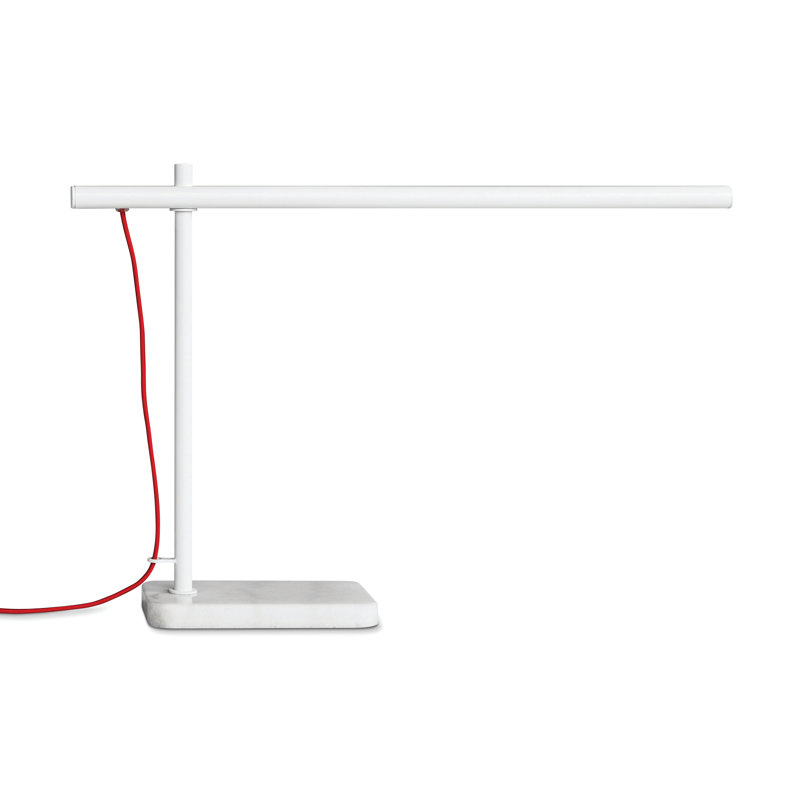 Lewis LED Desk Table Lamp, White
