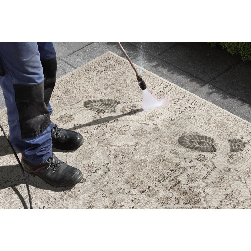 Tilos Oriental Flatweave Indoor / Outdoor Area Rug, Rectangle 80 x 150cm