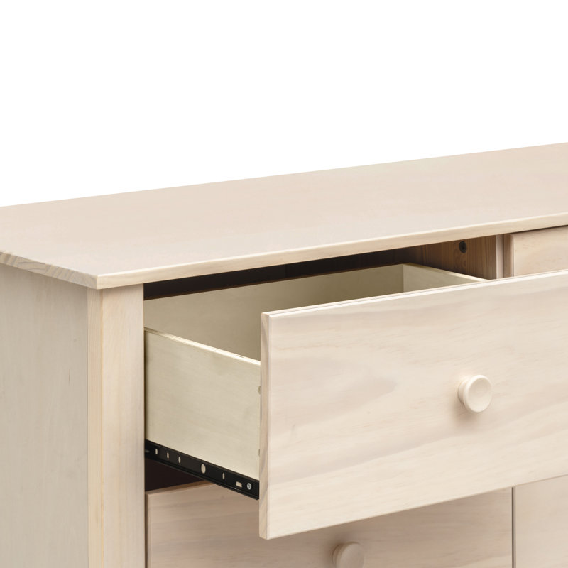 Sprout 6 Drawer 19.75" Double Dresser, Washed Natural