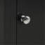 Meuble-lavabo de 20 po avec lavabo, armoire de salle de bain avec porte à fermeture douce, support de rangement et tablette réglable, noir-384617760