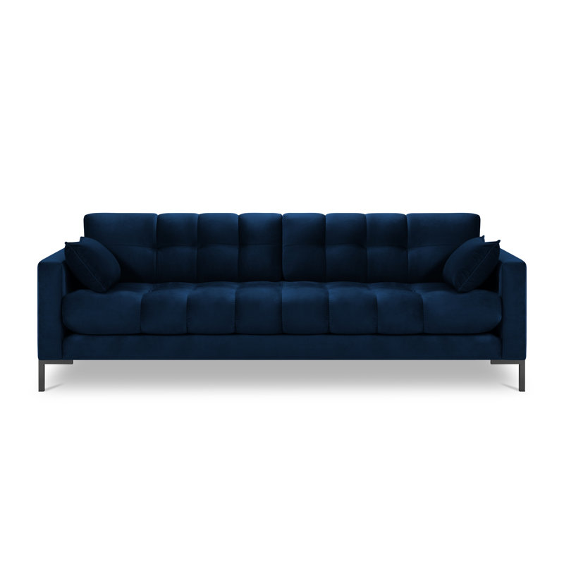 Adoraim 4 Seater Sofa, Blue, Black