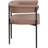 Malin Vegan Leather Arm Chair Dining Chair-474285633