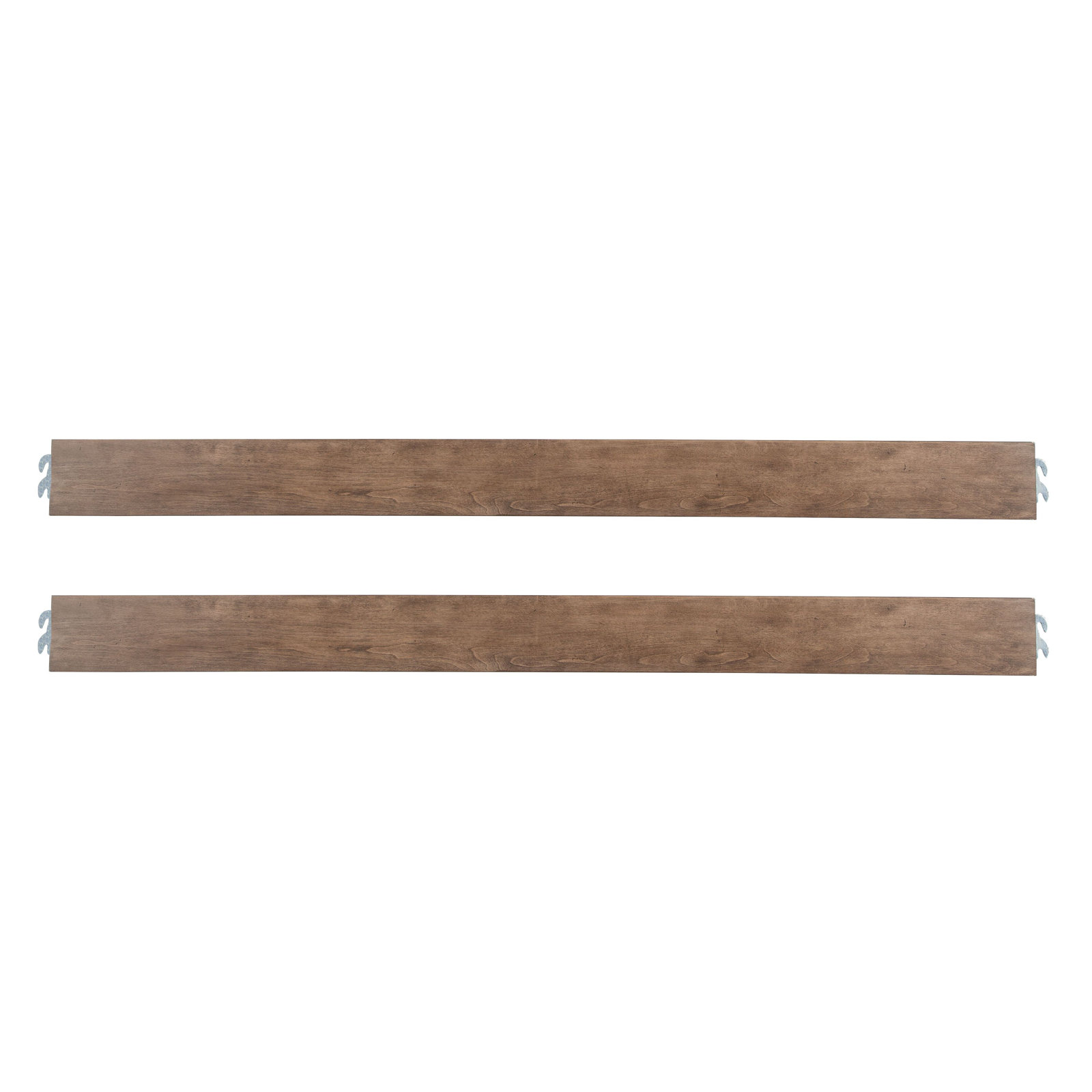 Charter Solid Hardwood Bed Rail, Brown