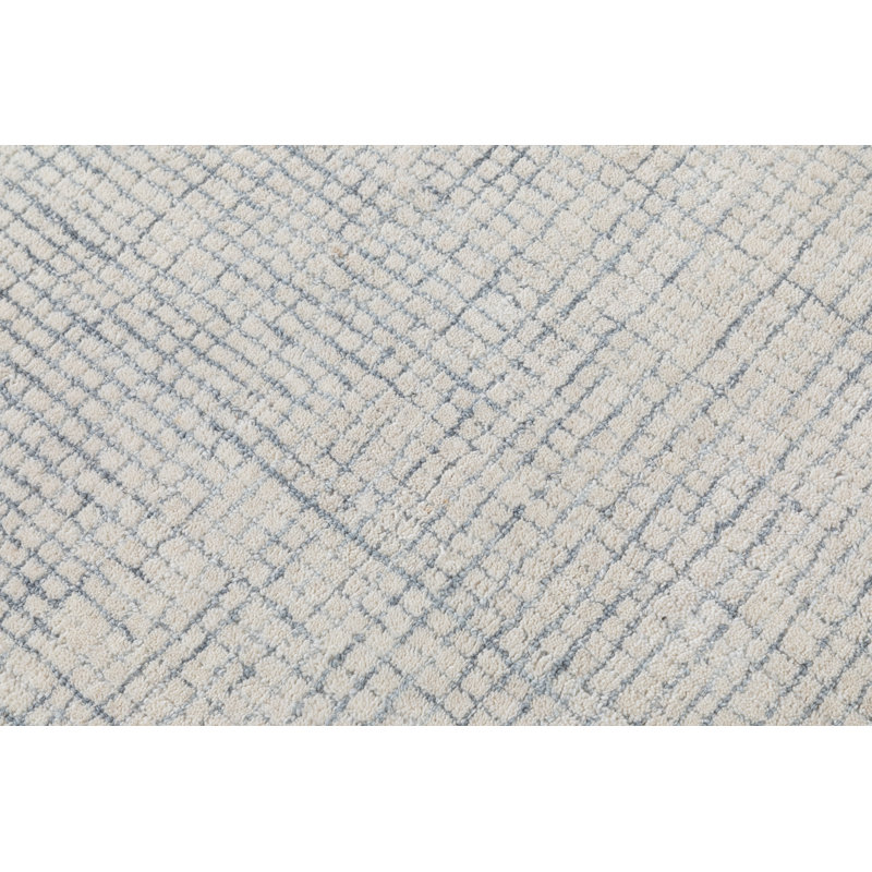 Tapis Wander, Ivoire/bleu, Rectangulaire 3 pi x 5 pi