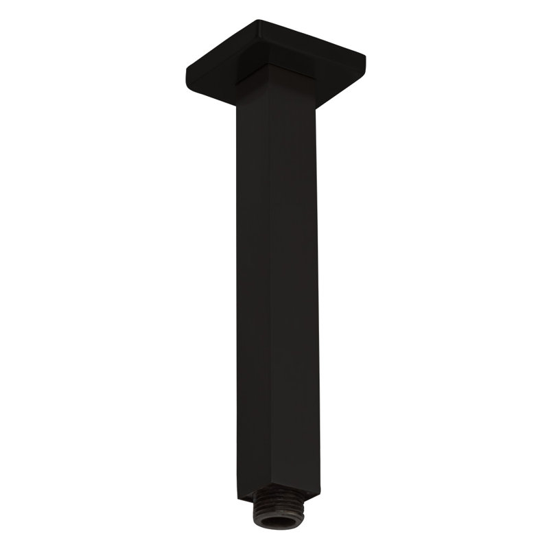 Waterblade Ceiling Mount Shower Arm, Matte Black