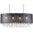Galle 4 - Light Dimmable Drum Chandelier