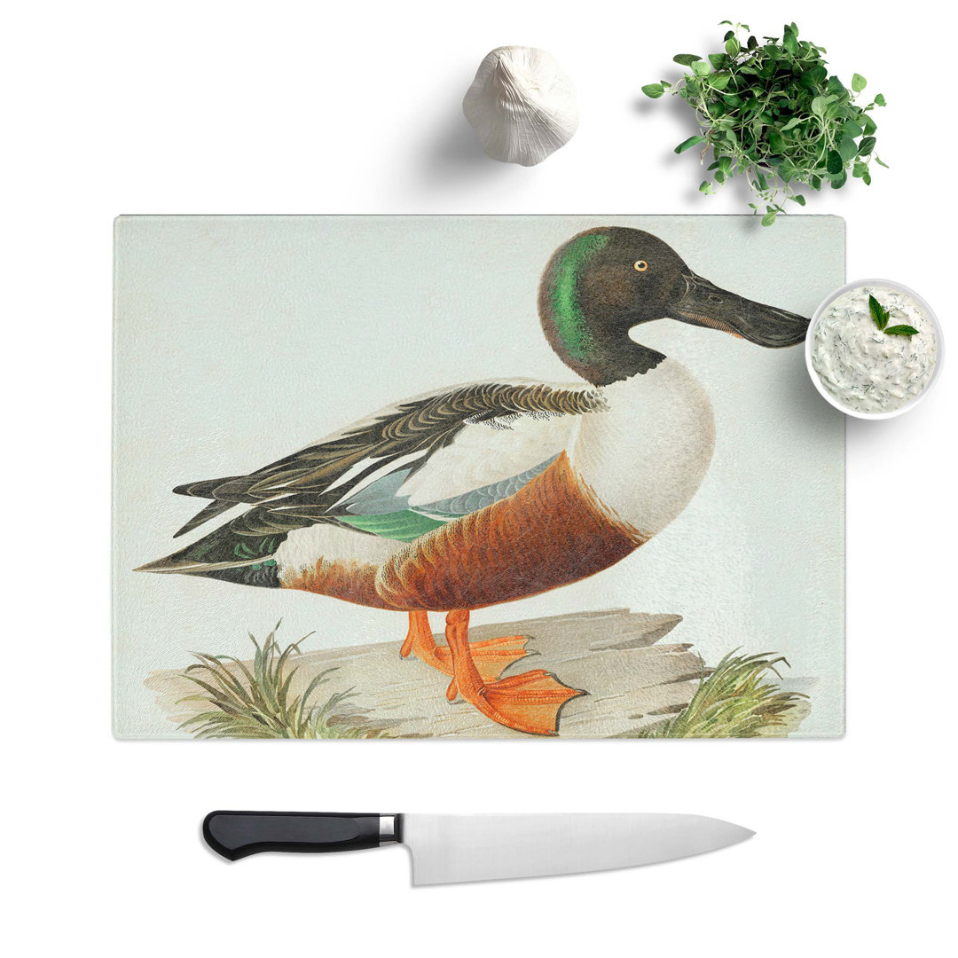 Tempered Glass Duck Chopping Board