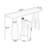 2-Person Black Straight Solid Wood Bar Table Sets