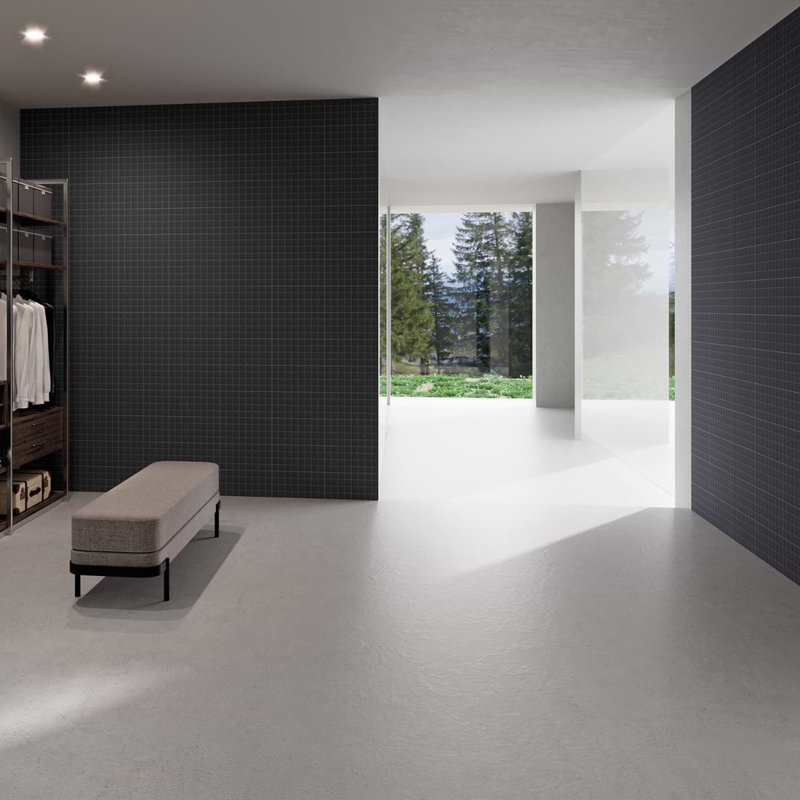 Kinzie Pyramid 8X16 3D Matte Ceramic Tile, Charcoal