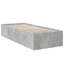 Vidaxl Bed Frame Concrete Grey-1423390114