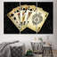 Poker Spade - 3 pièces sur toile tendue-1732056546