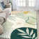 Kaldi Vibrant Spring Floral Print Machine Washable Area Rug with Non-Slip Backing for Living Room, Dining Room, Bedroom