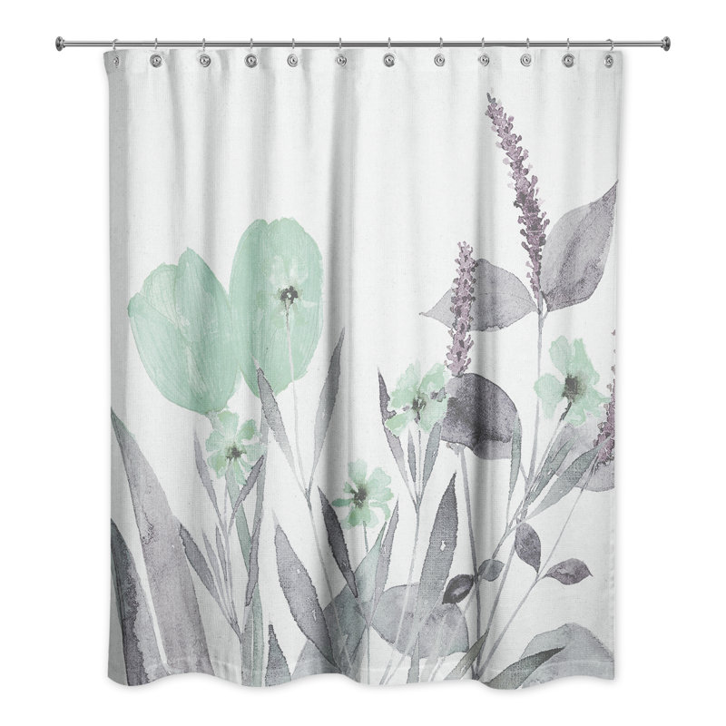 Shower Curtain, Green