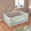 MIMI BEDS Cadre de lit Little Dreamer, lit en bois pour tout-petits, double, blanc-114652823-114652822
