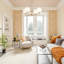 Lustre en verre opale 4 lumières à intensité variable-758959855