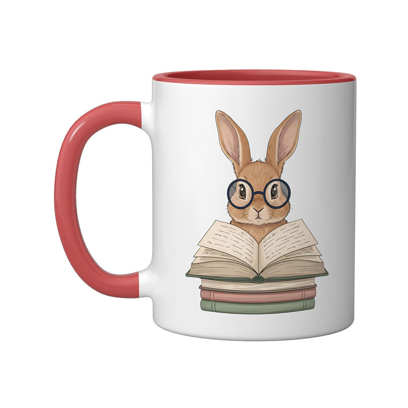 Ceramic Coffee Mug, Red