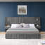 Lit plateforme tapissier avec tête de lit et table de chevet assortie-2112578652-2112578655