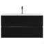 Meuble-lavabo mural 36 po avec lavabo intégré en céramique avec trop-plein, grand meuble-lavabo flottant avec rangement pour salle de bain moderne, KD-126271671-126271673