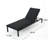 Outdoor Frame with Polyester Cushion Recliner Set of 2