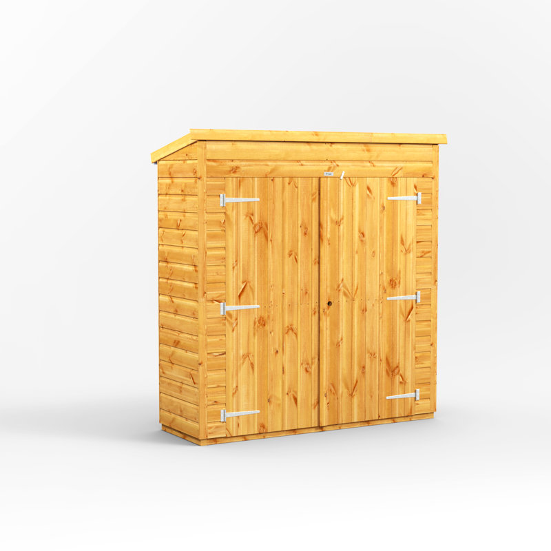 Powersheds 6 x 2ft Pent Timber Tongue & Groove Storage Shed