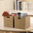 Upgraded Square Paper Rope Wicker Storage Basket For Home Organization And Decor, Farmhouse Style, Set Of 2-1593584327-1609249137
