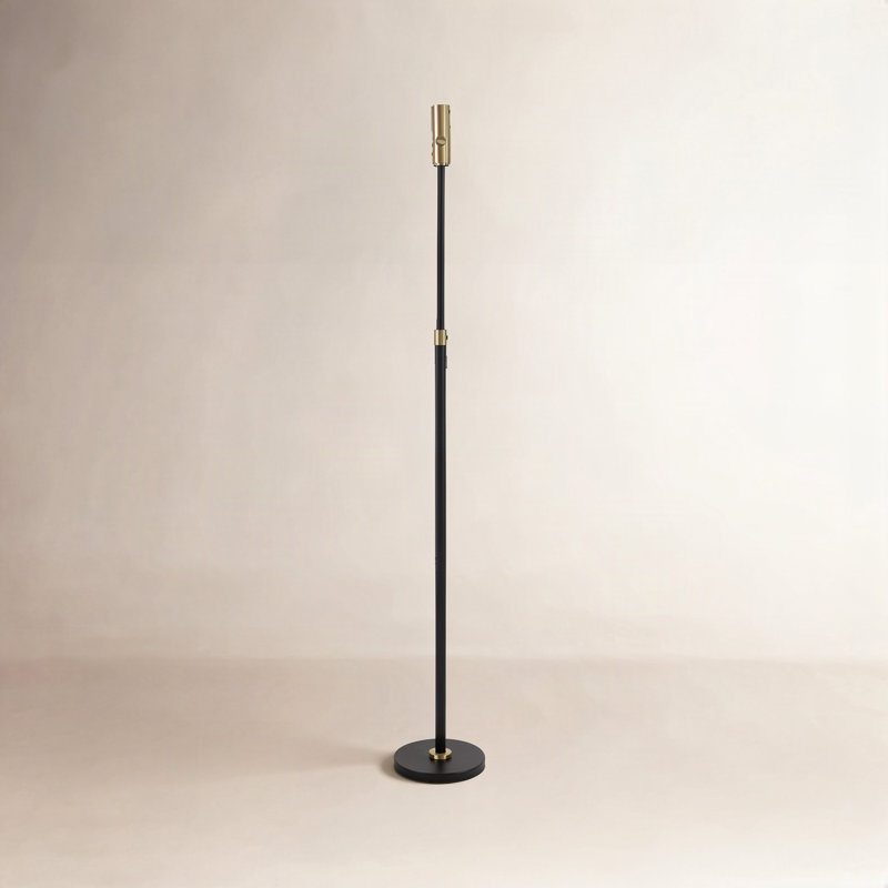 Poise Adjustable Floor Lamp In Brass