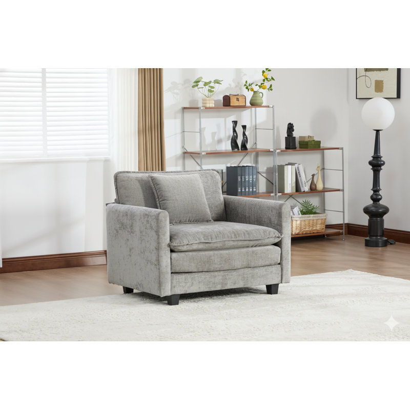 Fauteuil d'appoint Rothe, Gris