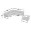 Avion 6 Piece Sectional Set - Black-387827688-376409135