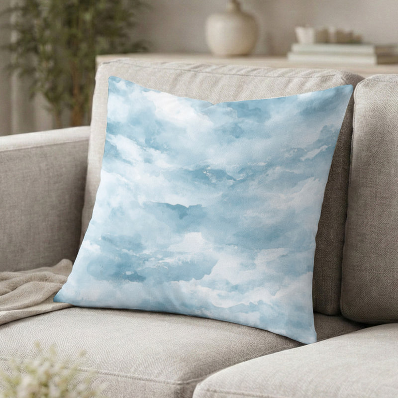 Coussin décoratif abstrait Abstract, H 20 po x l 20 po