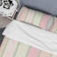 Motif à rayures multicolores - Ensemble de housse de couette abstrait - Microfibre de polyester-2035602715