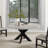 Malahn Round with Solid Wood Base Dining Table