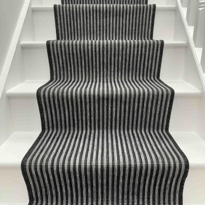 Stair Runner Striped Flatweave Area Rug