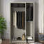 Allington 3 Door Manufactured Wood Wardrobe With Mirror-97628732