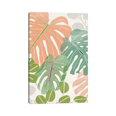 Sherbet Tropical II by June Erica Vess - Wrapped Canvas Painting