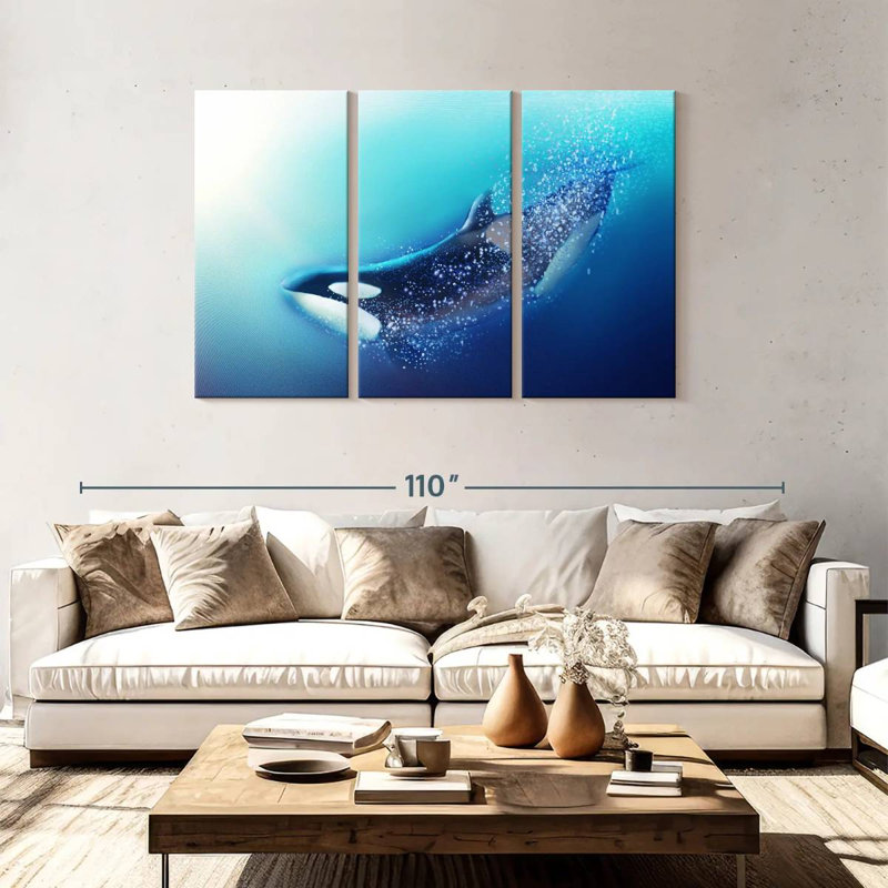 Brampt Underwater Orca, 48" H x 74" W
