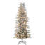 Arbre de Noël artificiel enneigé avec branches réalistes et 1159 pointes-2041430226-2041430229