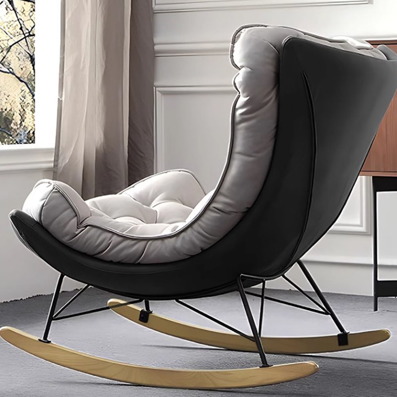 Chaise berçante élégante Metaxia Art