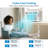 8000 BTU Window Air Conditioner, Cools 350 Sq.Ft., Remote/App Control, Auto-Restart