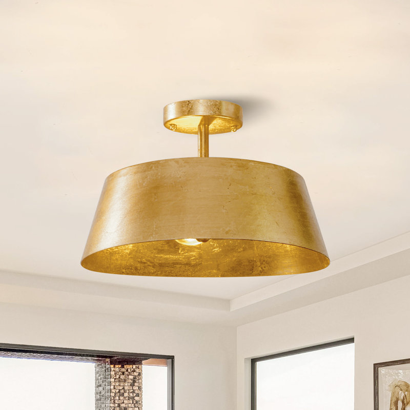 14.6" Semi Flush Mount Light Fixture