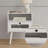 Night Stand, Modern Side Table Nightstand Bedside Table With Storage Drawer And Open Wood Shelf,Small End Side Table With Front Clear Drawer For Bedroom,Living Room,White Without Outlet